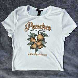 Forever 21 Graphic Tee – “Peaches Georgia Grown”